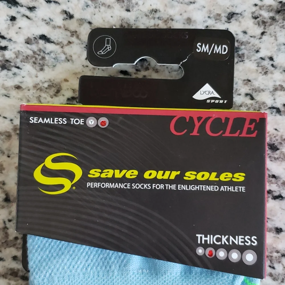 NWT Death Ride Tour Socks size S/M